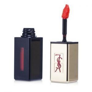 YVES SAINT LAURENT Rouge Pur Couture Vernis a Levres Glossy Stain # 8 Orange De Chine