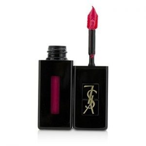 YVES SAINT LAURENT Rouge Pur Couture Vernis A Levres Vinyl Cream Creamy Stain # 410 Fuchsia Live