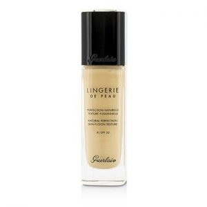 GUERLAIN LINGERIE DE PEAU NATURAL PERFECTION FOUNDATION SKIN-FUSION TEXTURE WITH SUNSCREEN BROAD SPECTRUM SPF 20 #02N LIGHT 30ML