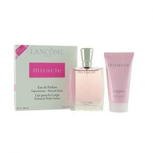 LANCOME Miracle Travel Exclusive Set:EDP 50ml,Body Lotion 50ml